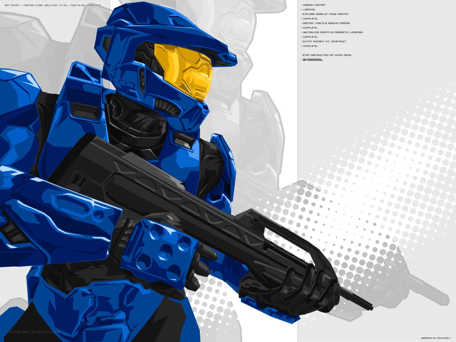 Master Chief in combat stance
