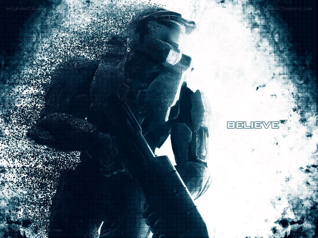 Master Chief in digital storm