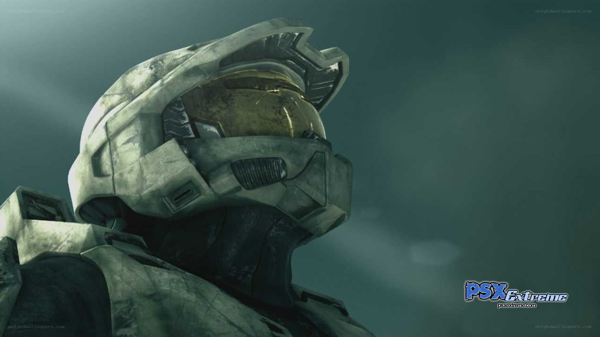 Master Chief in helmet