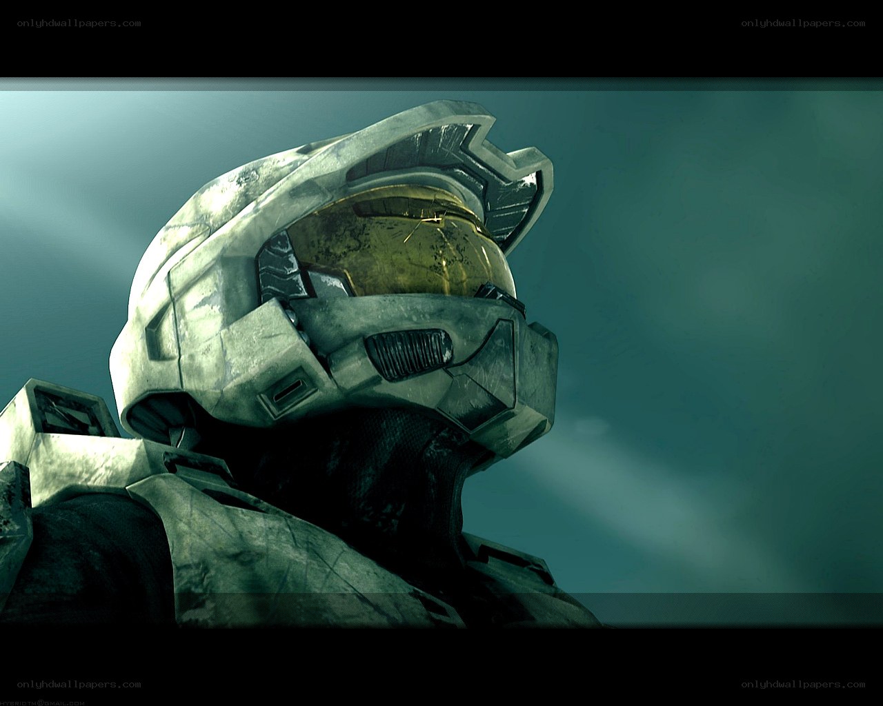 Master Chief in helmet
