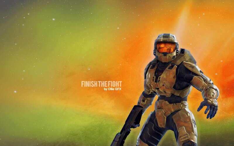 Master Chief in space