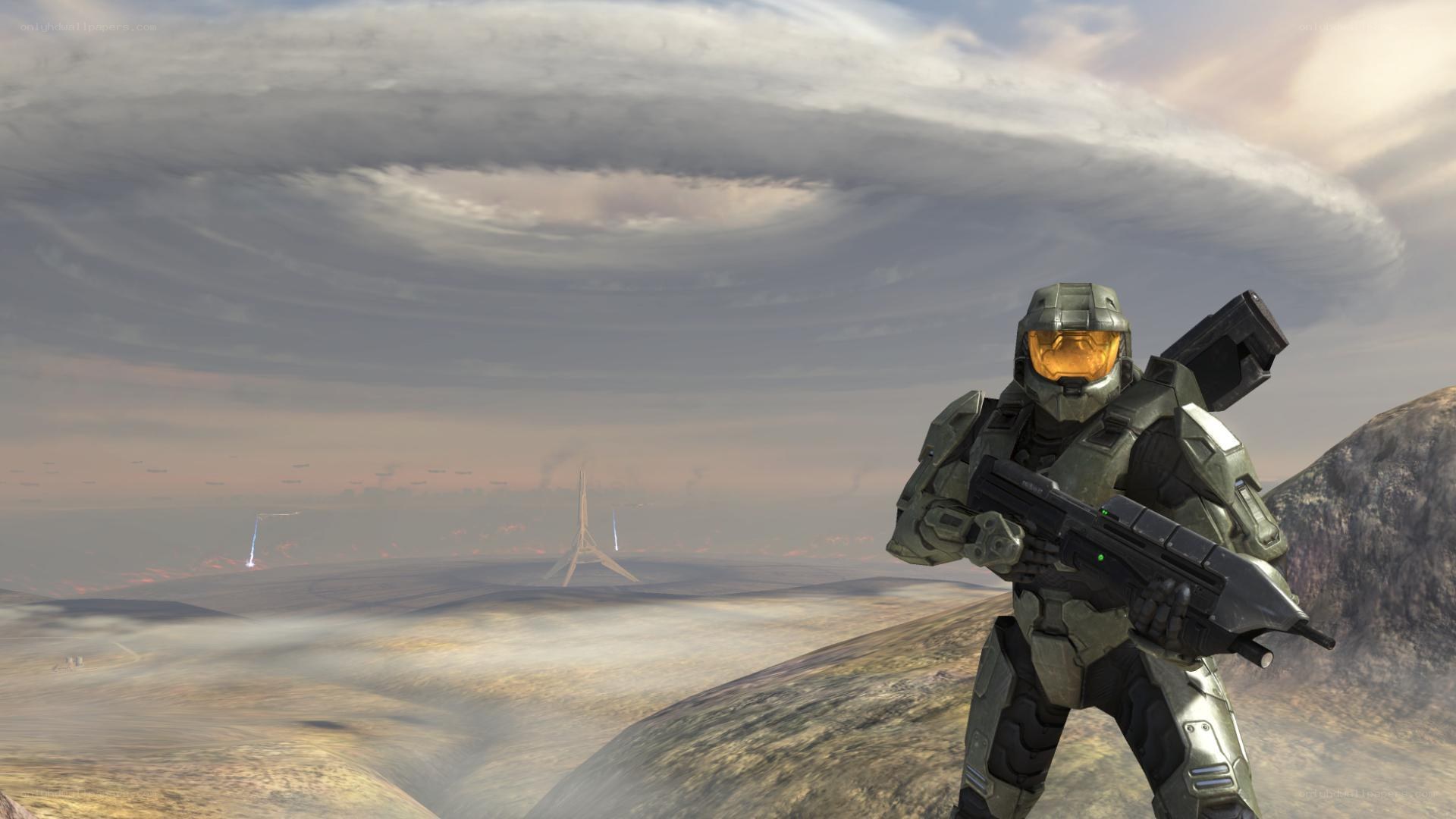 Master Chief on alien planet