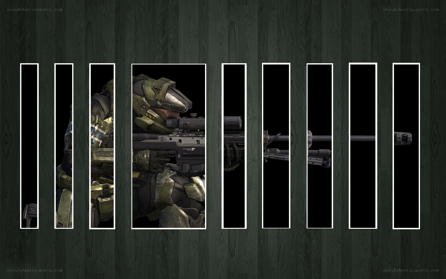 Master Chief sniper view