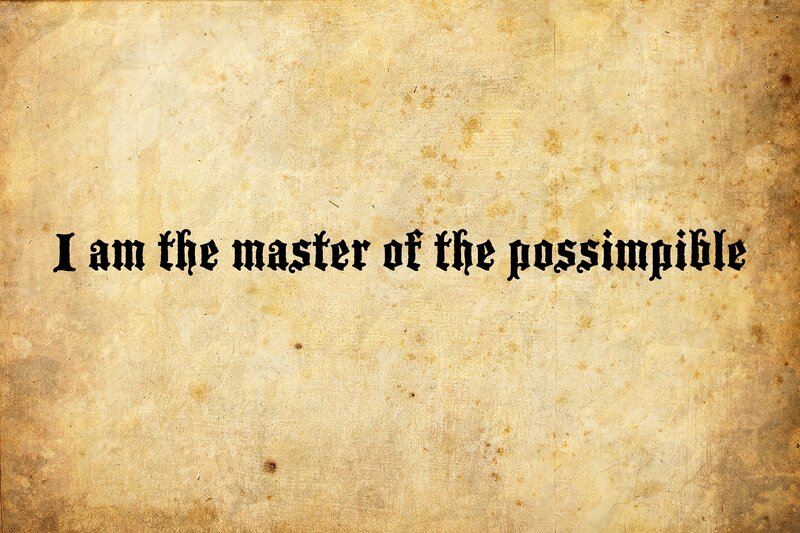 master of the possimpible