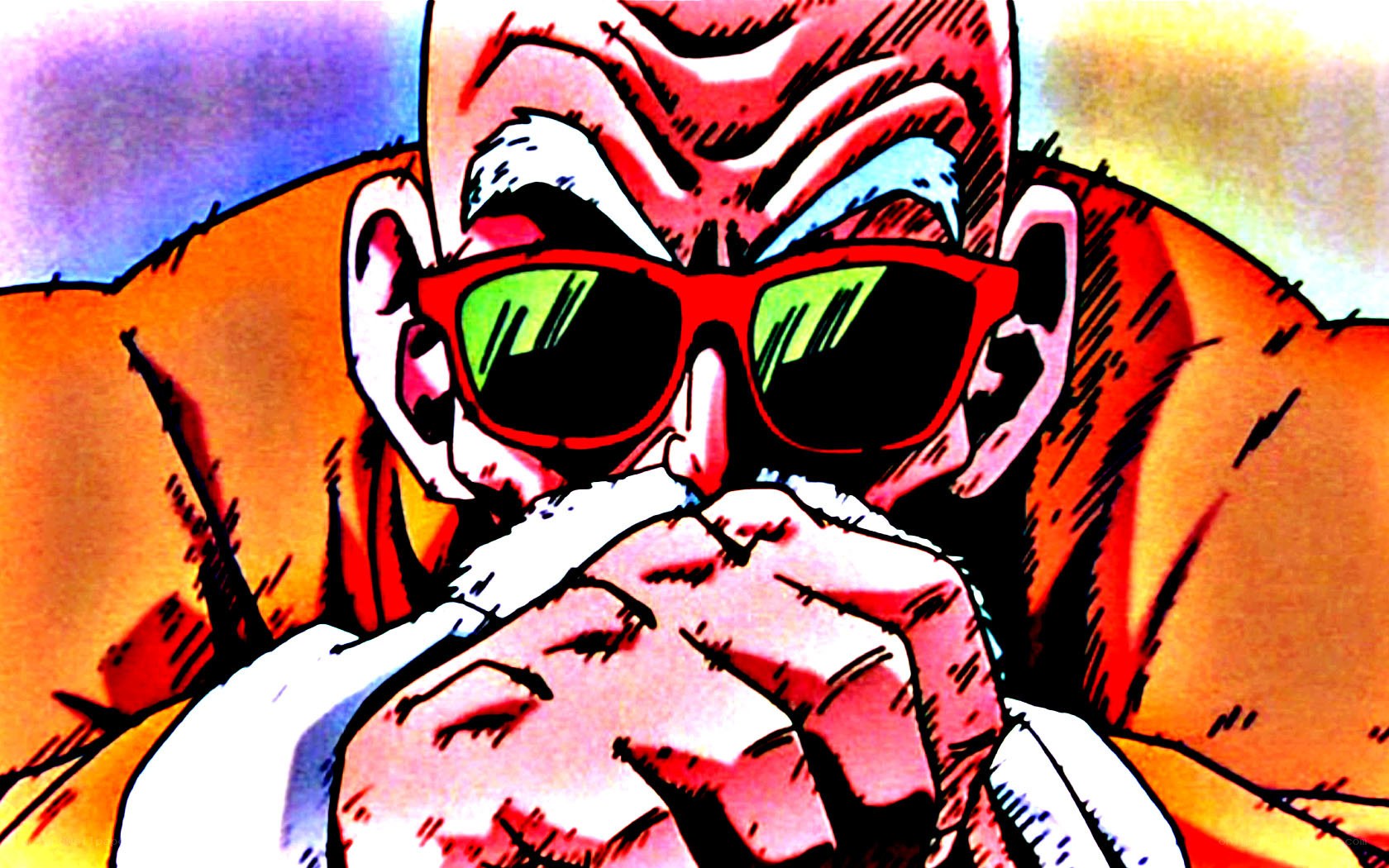 Master Roshi with sunglasses
