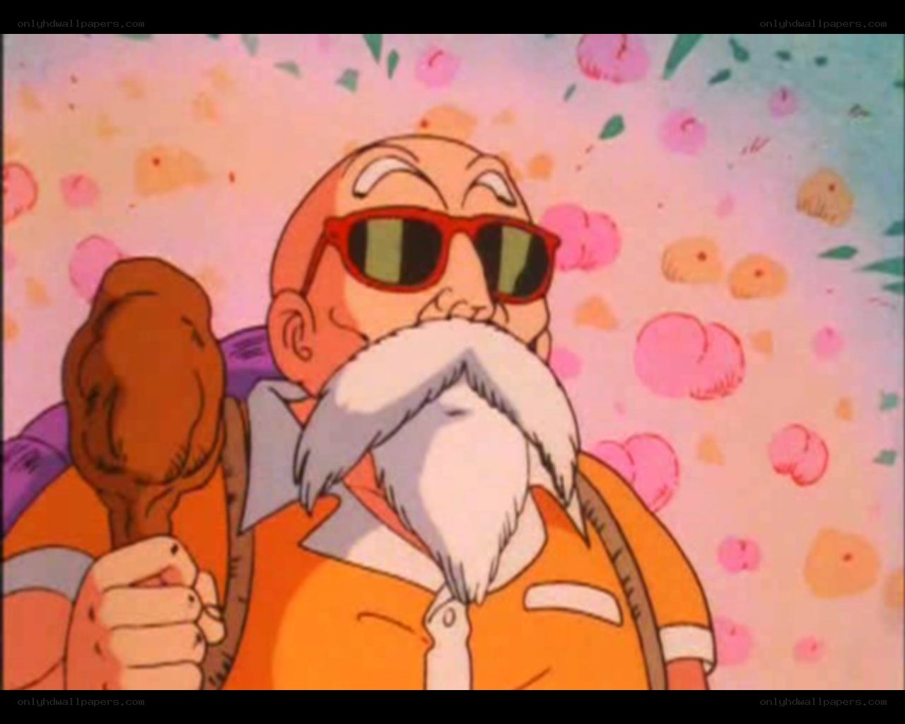 Master Roshi with sunglasses