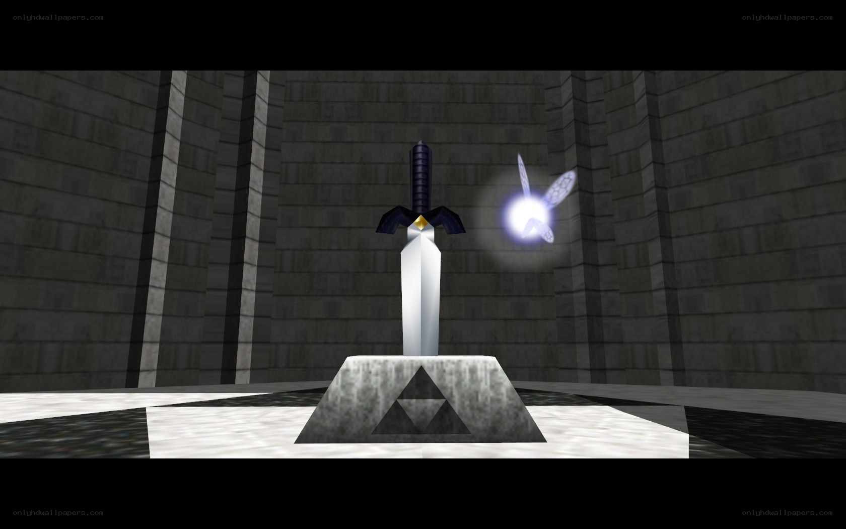 Master Sword in a stone