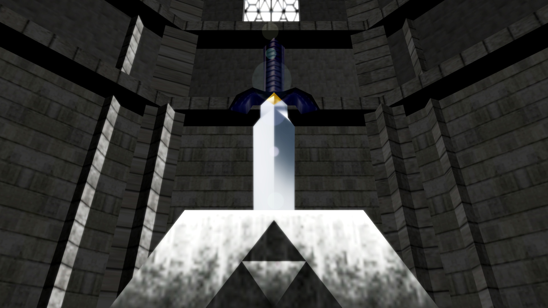 Master Sword in a stone