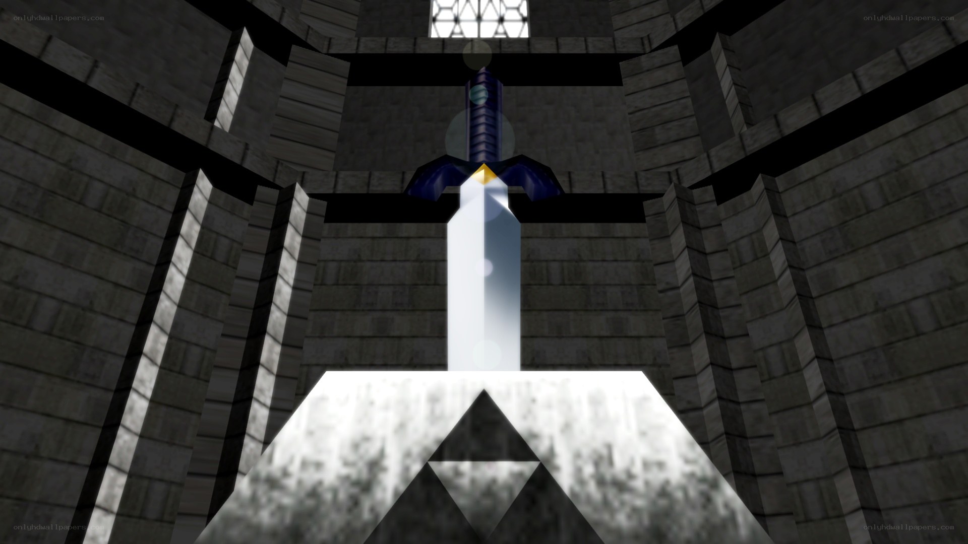 Master Sword in a stone