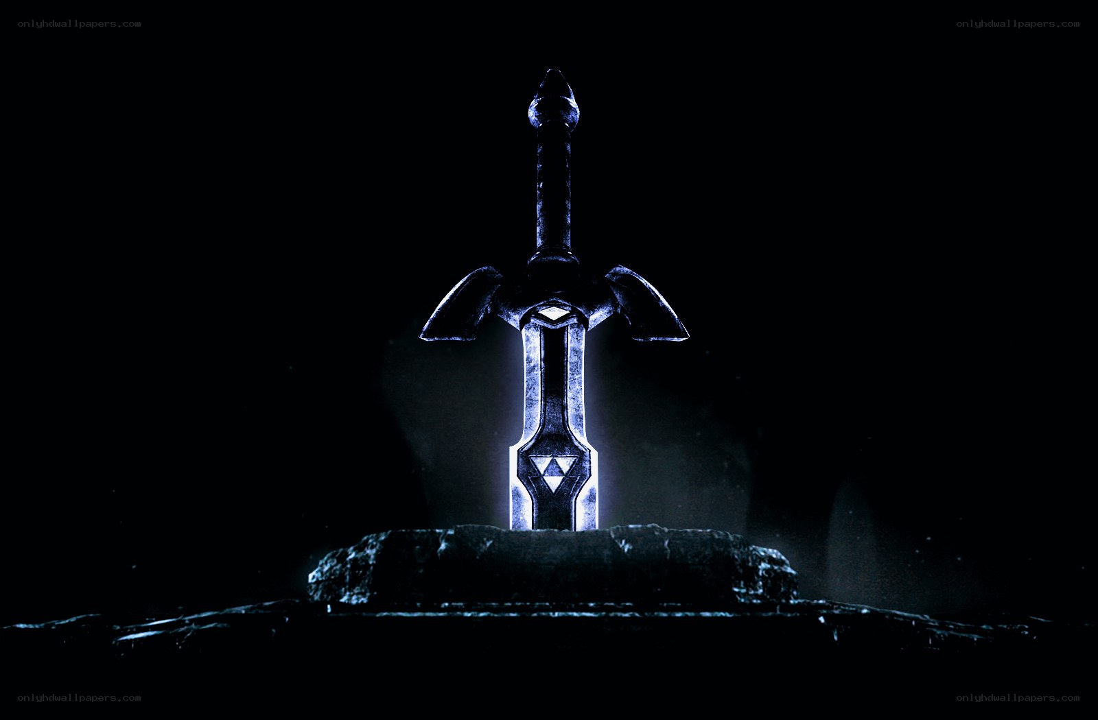 Master Sword in dark setting