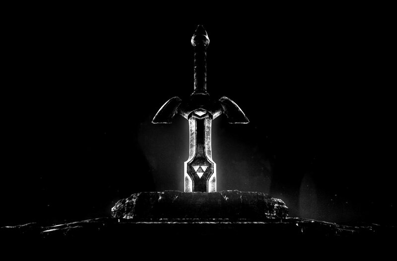 Master Sword in darkness