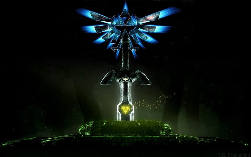 Master Sword with Triforce