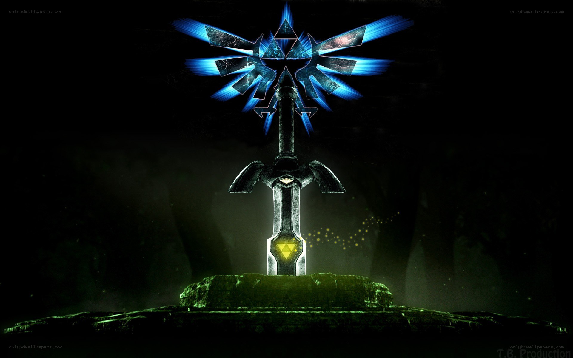 Master Sword with Triforce