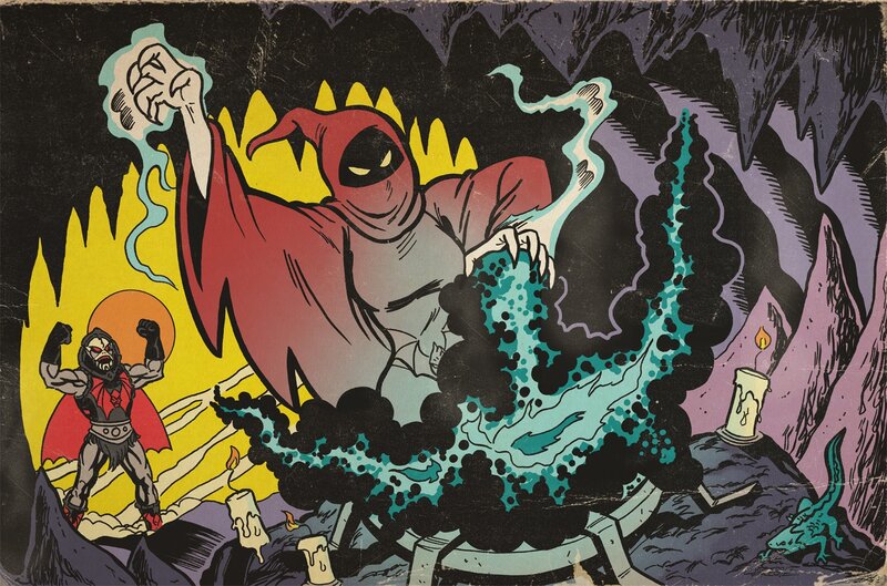 Masters of the Universe comic art