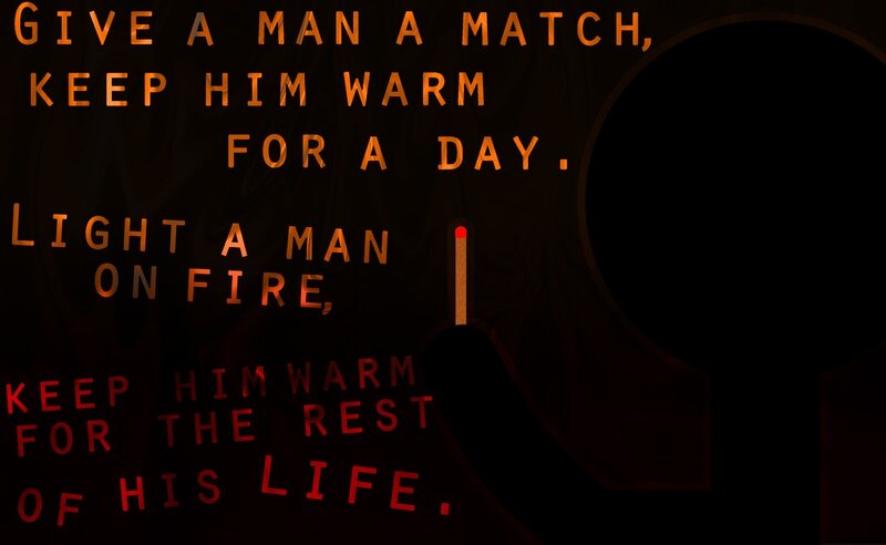 match and fire quote