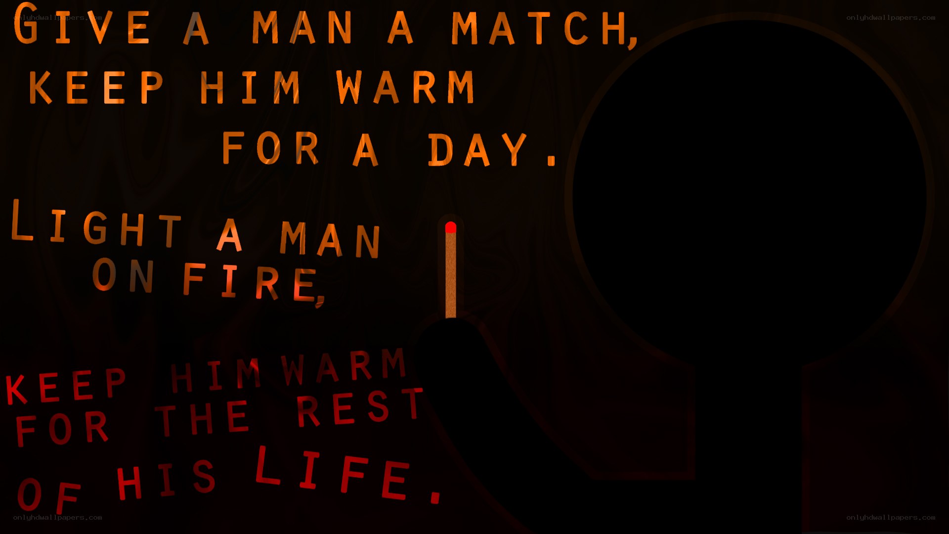 Match and fire quote