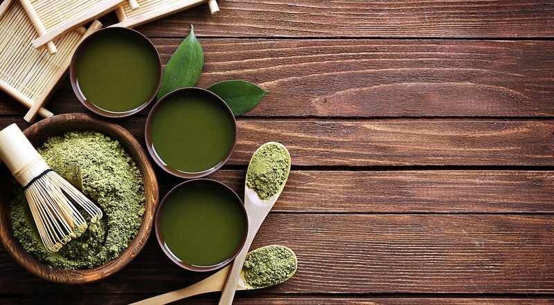 Matcha Tea Setup