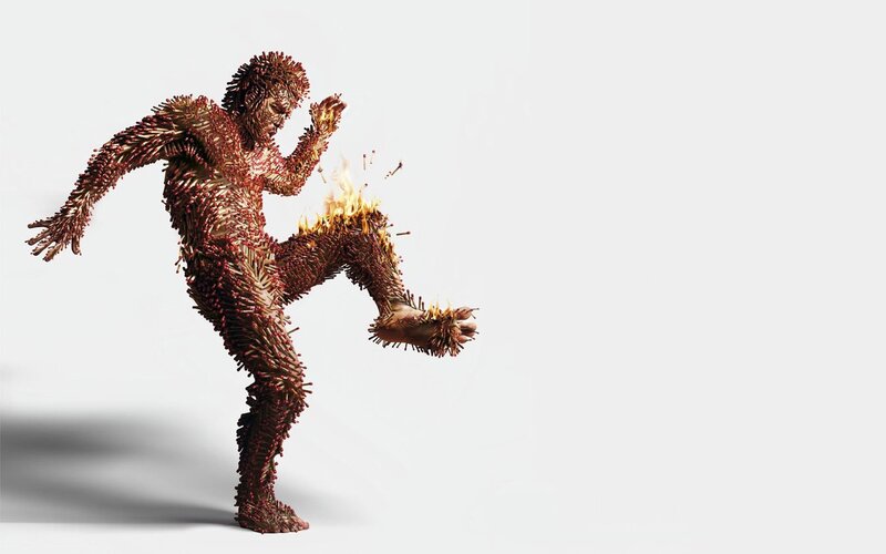 matchstick man in motion