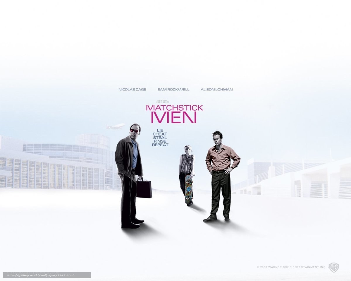 Matchstick Men movie poster