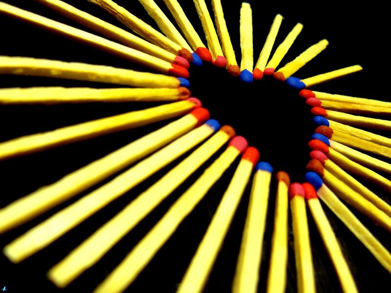Matchsticks Arranged in Circle