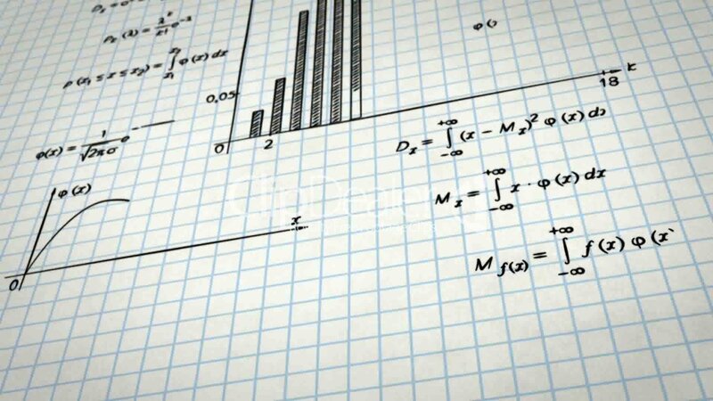 math equations on graph paper