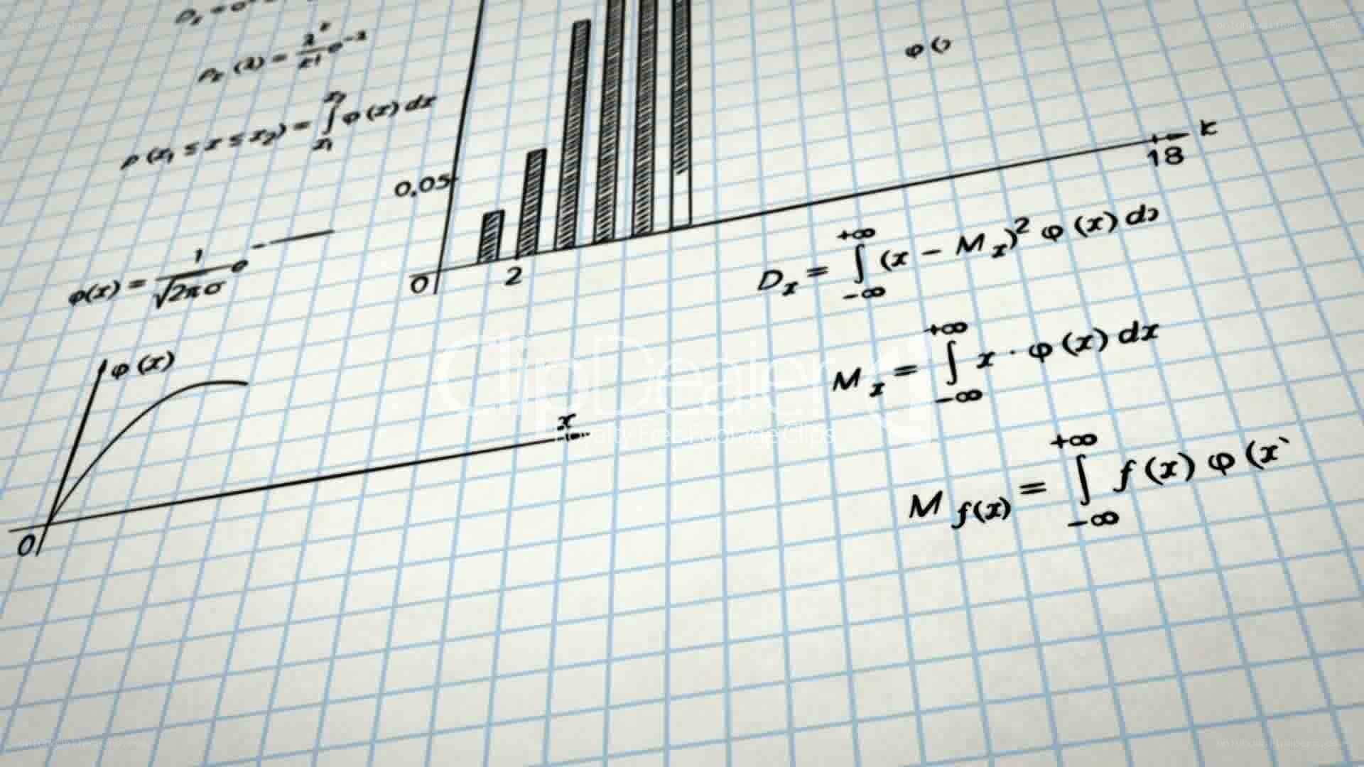 math equations on graph paper