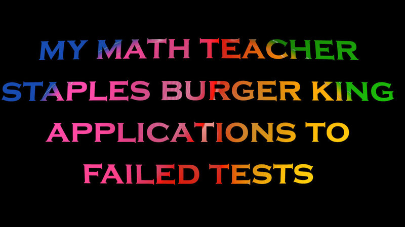 math teacher fails tests