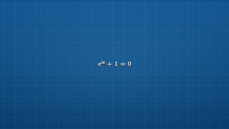 Mathematical Equation — Blue