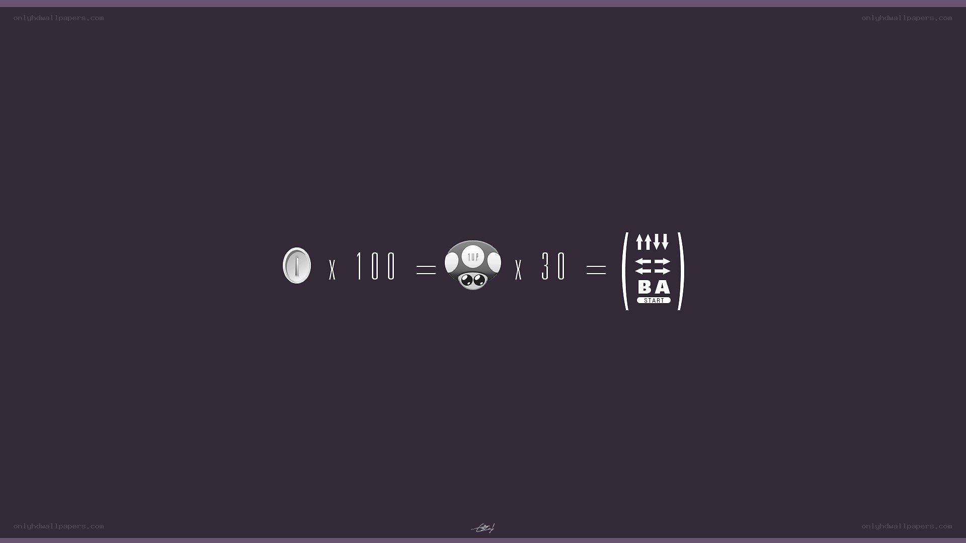 mathematical equation with game icons