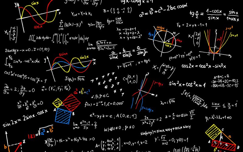 Mathematical Equations and Graphs — Black, Academic