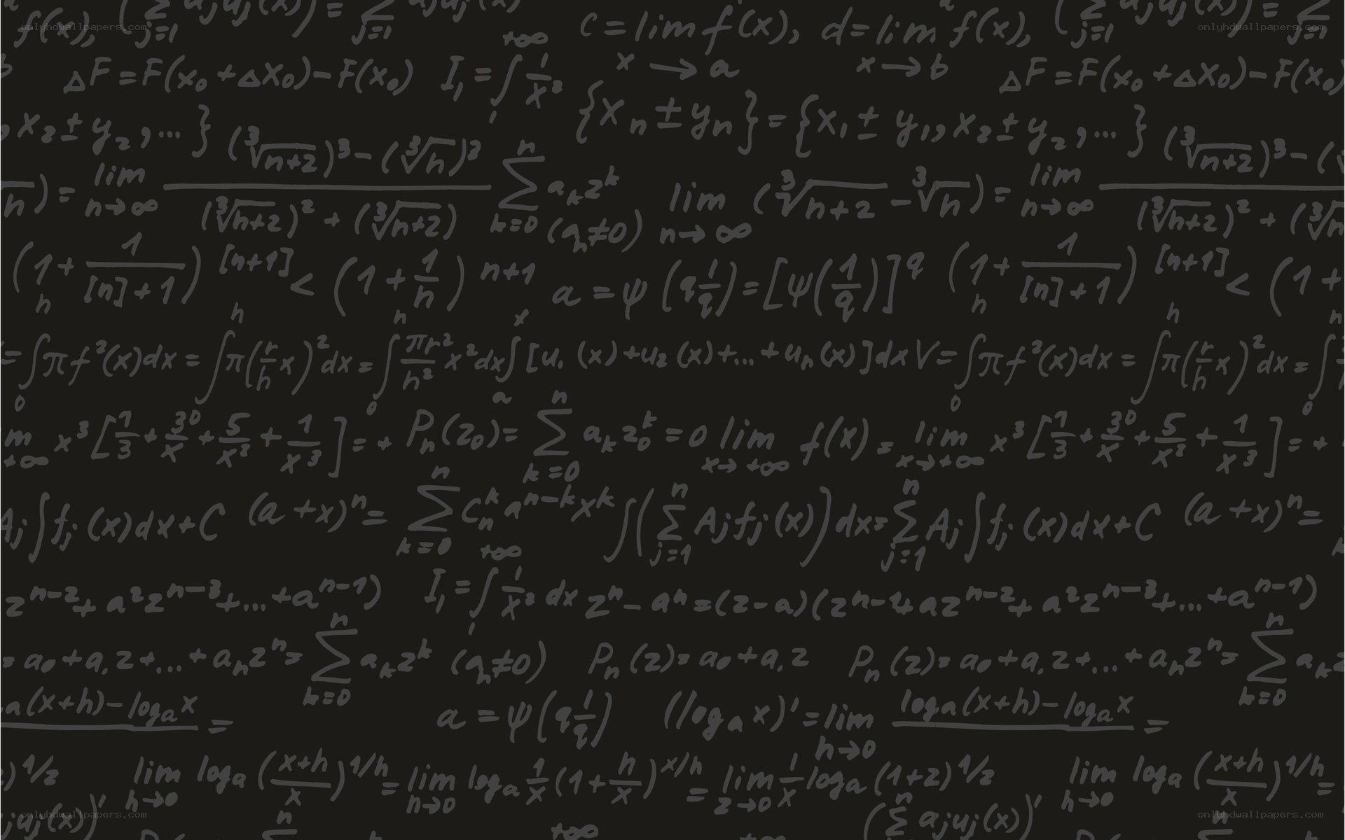 mathematical equations background