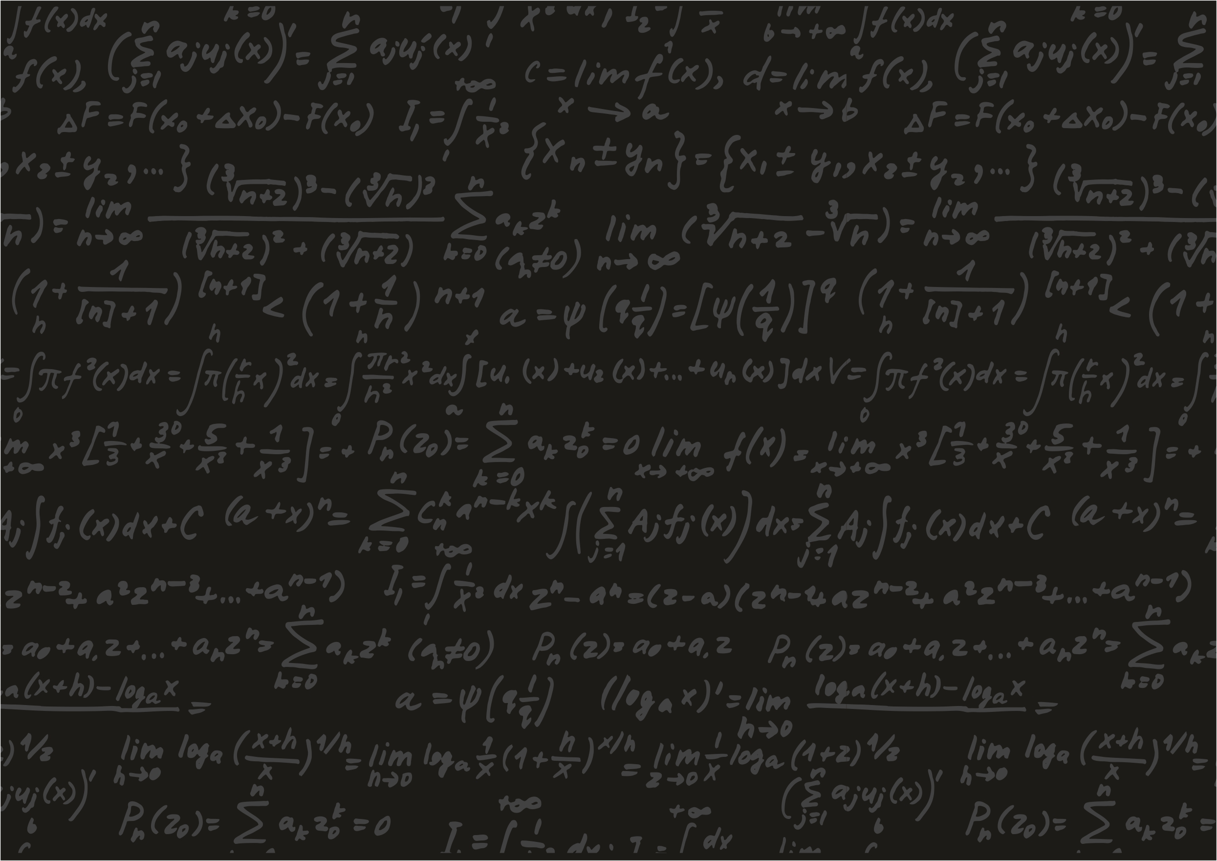 mathematical equations background