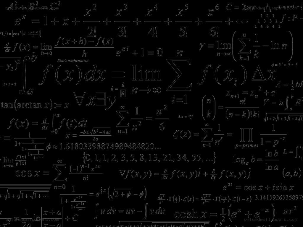 mathematical equations background