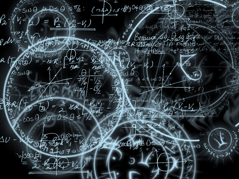 mathematical equations background