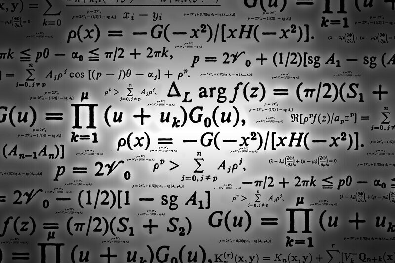 mathematical equations background