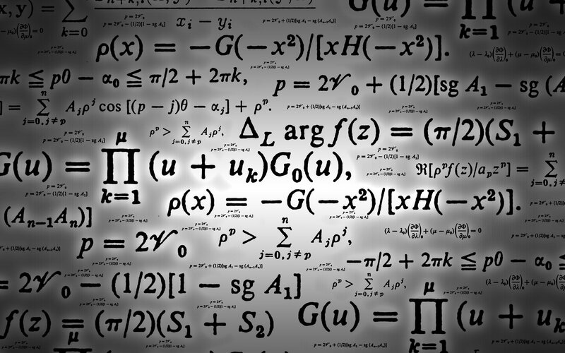 mathematical equations background