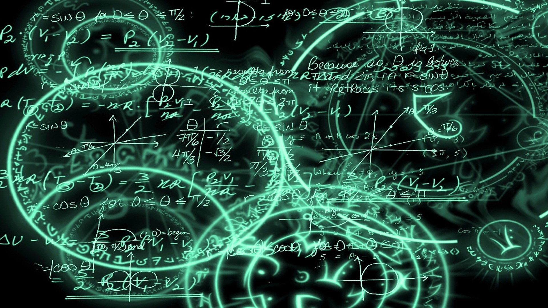 mathematical equations background