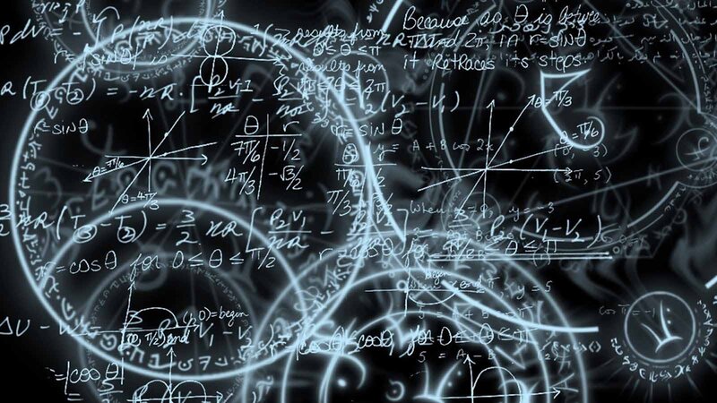 Mathematical Equations — Black, Intellectual