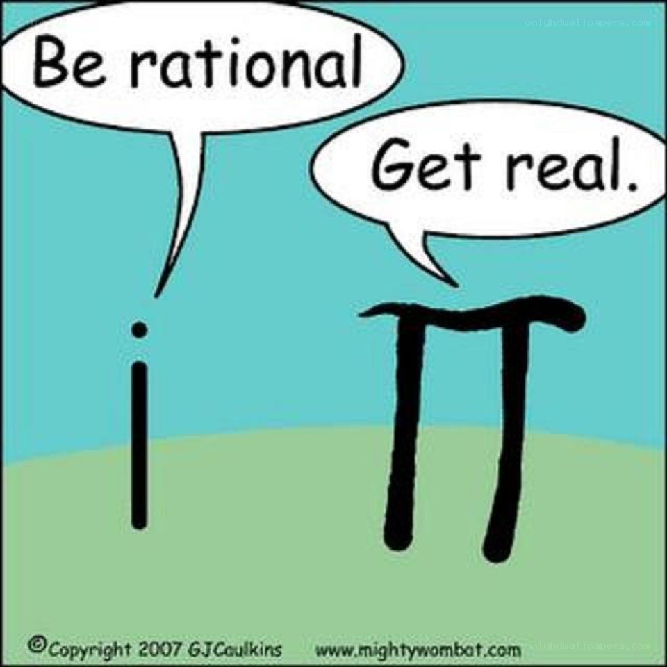 Mathematical humor cartoon
