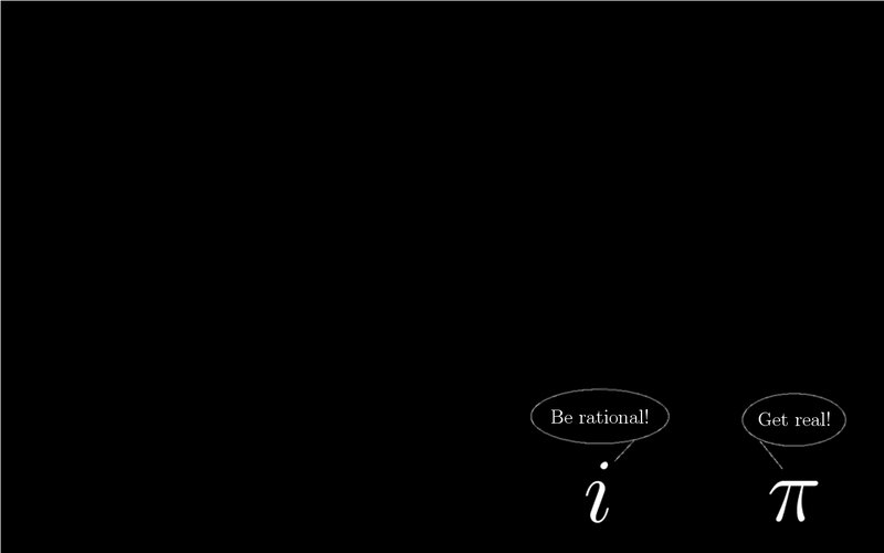 Mathematical humor with i and π