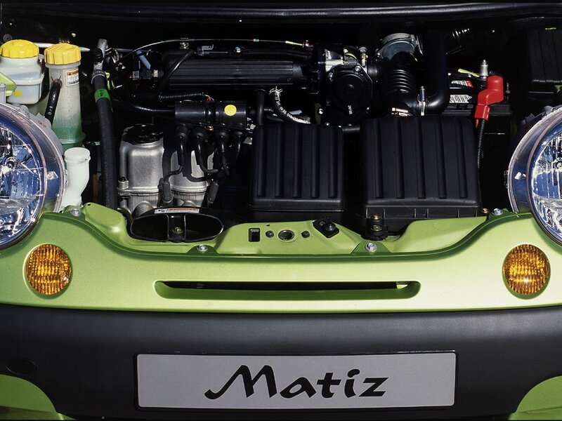 Matiz engine bay