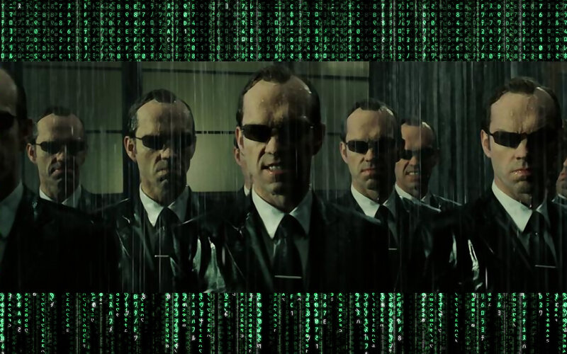 Matrix agents in rain