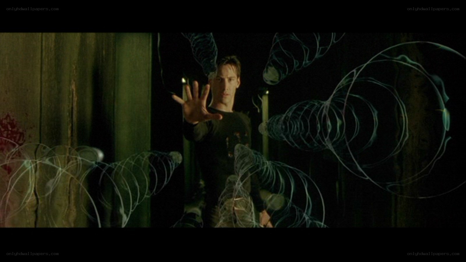 Matrix bullet time scene