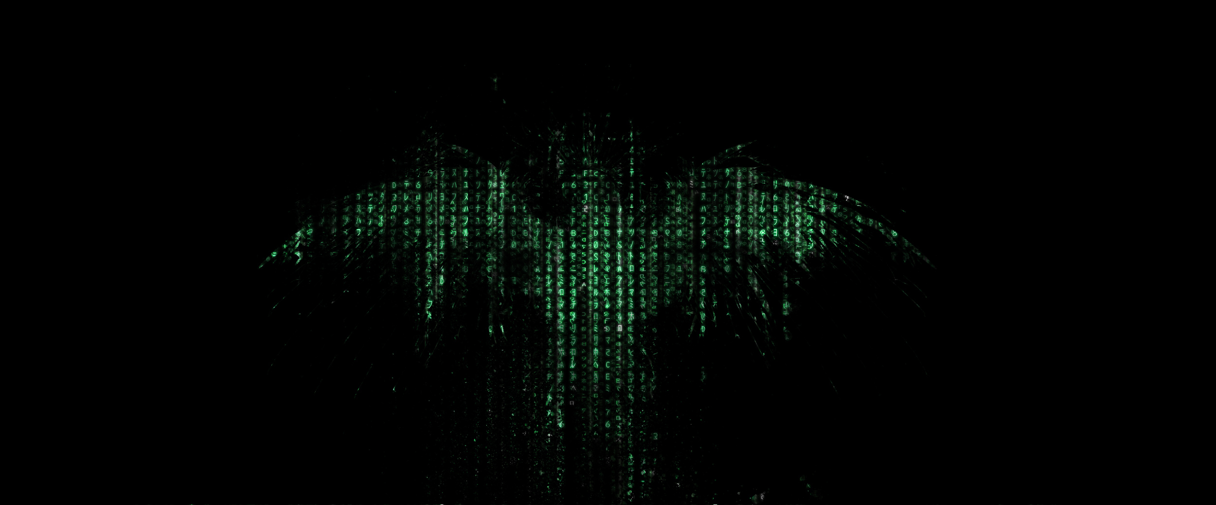 Matrix code rain