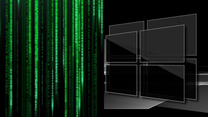 Matrix Code Rain — Black, Technological, Digital Art, Code Rain