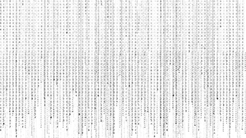 Matrix Code Rain — Black, Technological, Digital Art, Digital Text, Binary Code