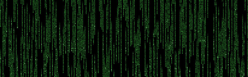 Matrix digital rain
