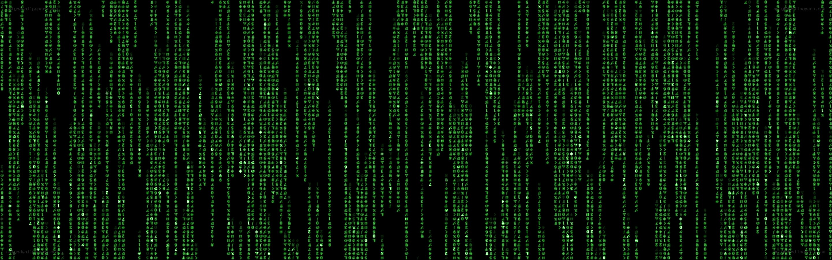 Matrix digital rain
