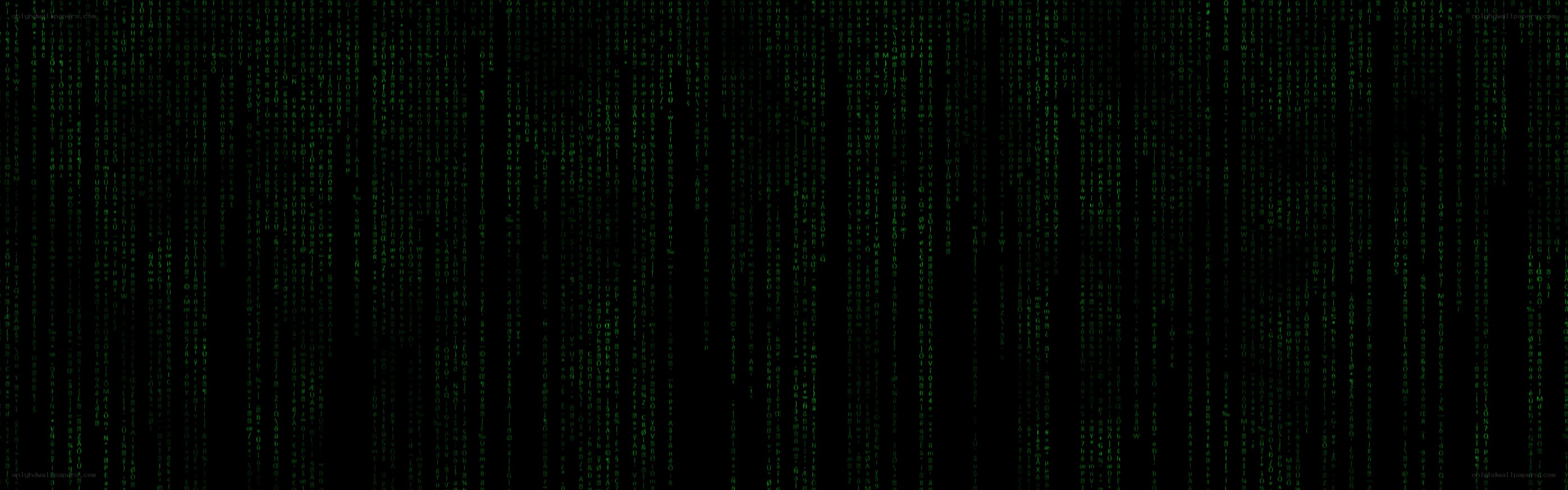Matrix digital rain