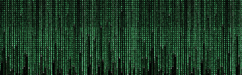 Matrix digital rain effect